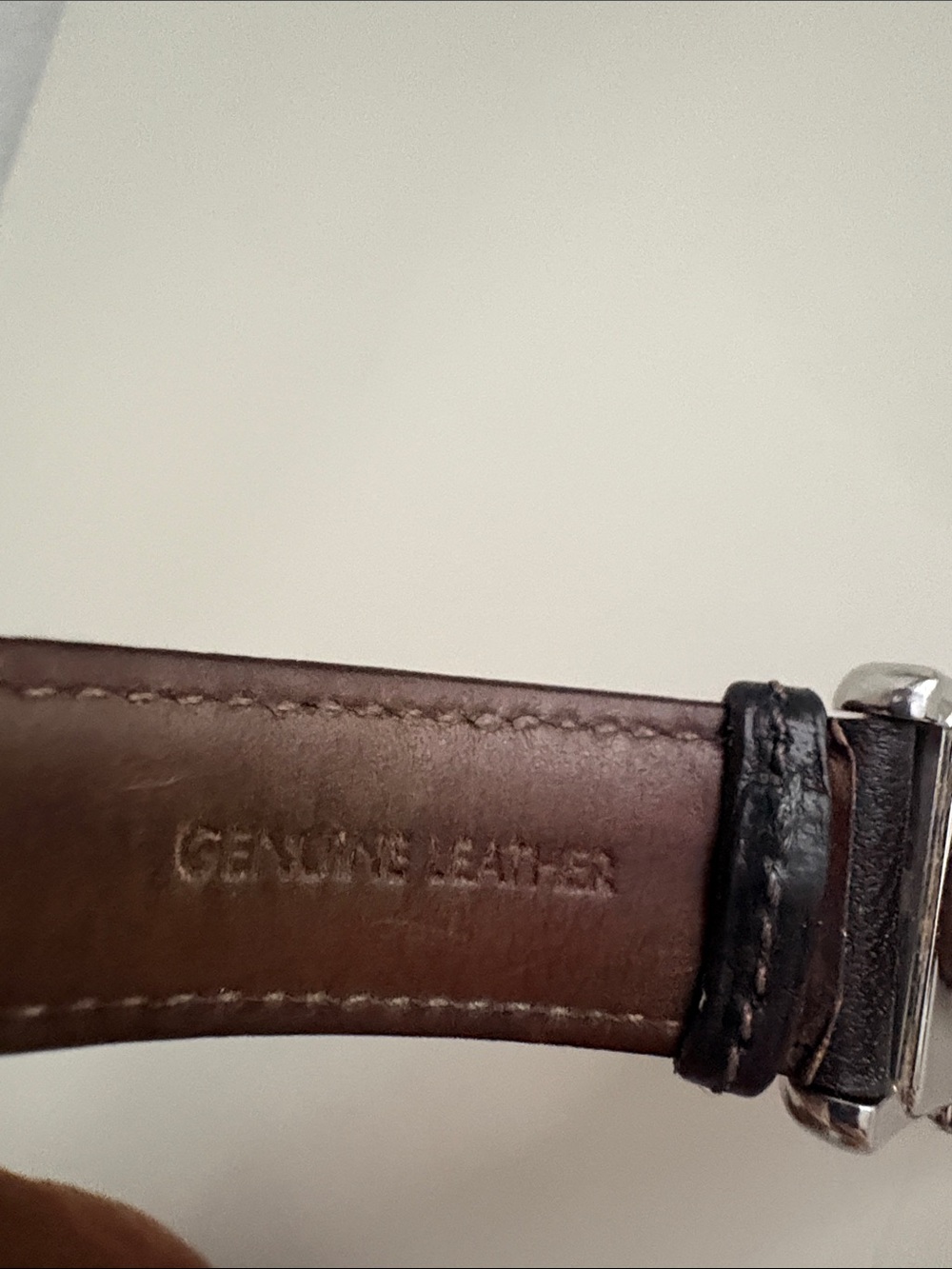Coach W502B Swiss Quartz Watch – Black Leather Strap | Classic Rectangle Watch - Picture 9 of 9
